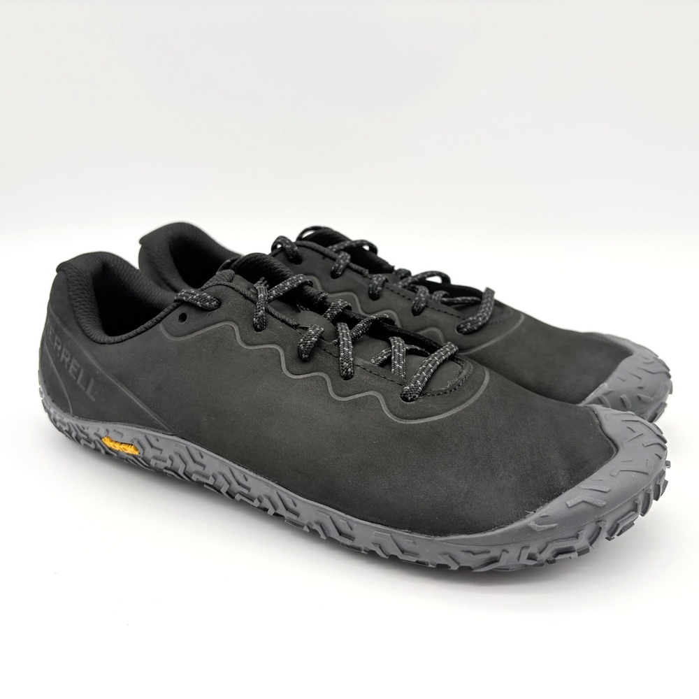 Merrell Vapor Glove 6 Leather Trail Running & Training Shoes Womens Size 9 Black